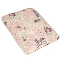 Покрывало жаккардовое "Романтика Розовые цветы", 220х235 артикул 6772a.