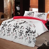 Постельное белье "Назанин" (1,5 спальный КПБ, ранфорс, наволочка 50х70) артикул 6782a.