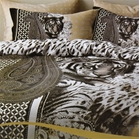 Постельное белье "Queen" (1,5 спальный КПБ, сатин deluxe, наволочки 50х70) артикул 6790a.