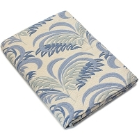 Покрывало жаккардовое "Романтика Голубые листья", 180х235 артикул 6794a.