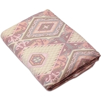 Покрывало жаккардовое "Романтика Розовые ромбы", 240х235 артикул 6800a.