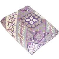 Покрывало жаккардовое "Романтика Сиреневый квадрат", 220 см х 235 см артикул 6813a.