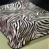 Плед "SAFARI ROYAL" 170х240 зебра артикул 6816a.