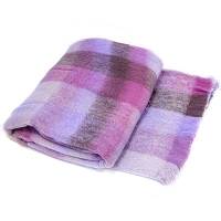 Плед "MOHAIR RICH", лиловый, 200х220 артикул 6819a.