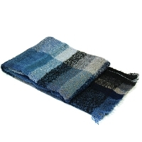 Плед "BOUCLE", серо-голубой, 130х180 артикул 6820a.