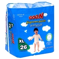 Подгузники-трусики "Goo N Supreme Pants", 12-20 кг, 26 шт артикул 6889a.