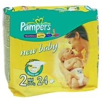 Подгузники "Pampers New Baby", 3-6 кг, 24 шт артикул 7040a.